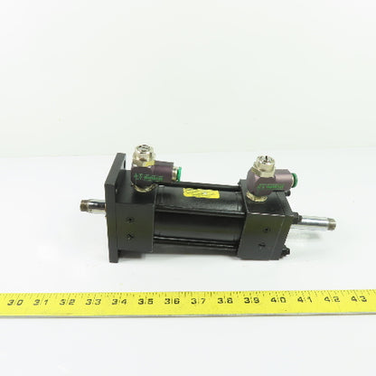 Parker 02.00 CK-J2AUS19A19AC 2.500 Double End Pneumatic Air Cylinder 2.5" Stroke