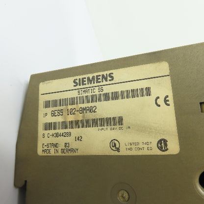 Siemens 6ES5 102-8MA02 SIMATIC S5-100U CPU 102 Module