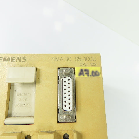 Siemens 6ES5 102-8MA02 SIMATIC S5-100U CPU 102 Module