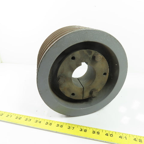 Martin 5B74SF 5-Groove V-Belt Sheave Pulley 7-3/4" OD 4" W W/2-1/8" Bore Bushing