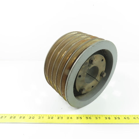Martin 5B74SF 5-Groove V-Belt Sheave Pulley 7-3/4" OD 4" W W/2-1/8" Bore Bushing