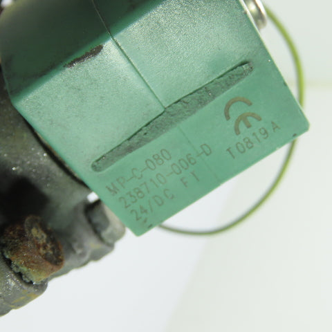 ASCO 238710-006-D 2-Way Brass Solenoid Valve 24VDC Coil 1/2" NPT
