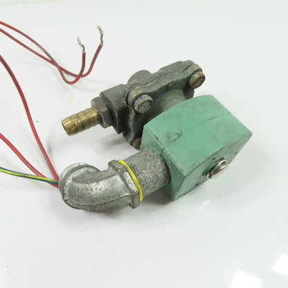 ASCO 238710-006-D 2-Way Brass Solenoid Valve 24VDC Coil 1/2" NPT