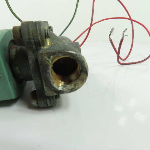 ASCO 238710-006-D 2-Way Brass Solenoid Valve 24VDC Coil 1/2" NPT