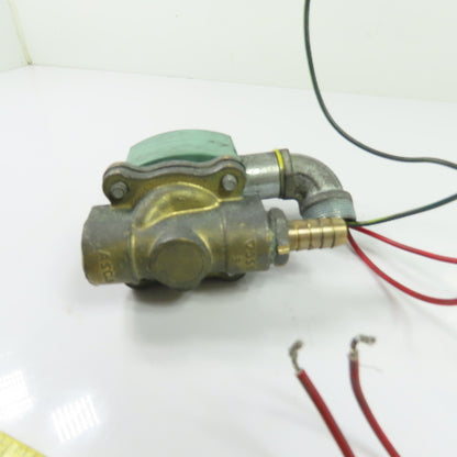 ASCO 238710-006-D 2-Way Brass Solenoid Valve 24VDC Coil 1/2" NPT