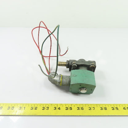 ASCO 238710-006-D 2-Way Brass Solenoid Valve 24VDC Coil 1/2" NPT