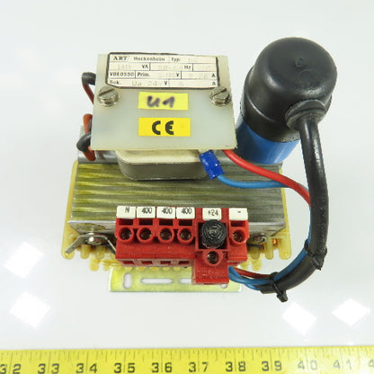 ART Hockenheim D6 Power Supply Transformer 144VA 3x480V Pri 24VDC 6A Sec