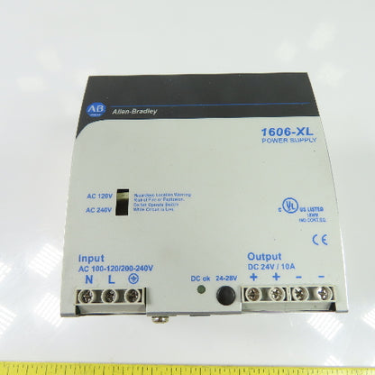 Allen-Bradley 1606-XL240E Power Supply 120/240V Inpu 24VDC 10A Output Ser A
