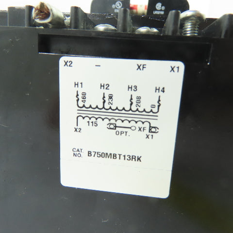 TA / ES B750MBT13RK 750VA Control Transformer 208/230/460V Prim 115V Sec
