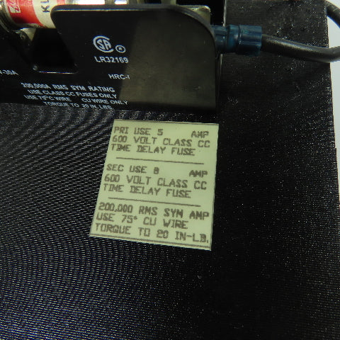 TA / ES B750MBT13RK 750VA Control Transformer 208/230/460V Prim 115V Sec