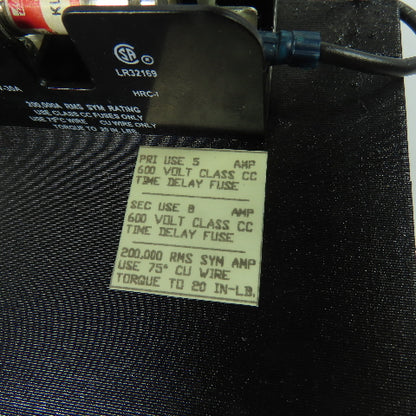 TA / ES B750MBT13RK 750VA Control Transformer 208/230/460V Prim 115V Sec