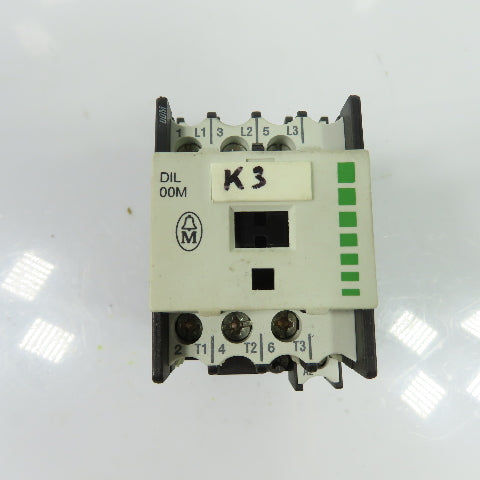 Klöckner Moeller DIL00M 3-Pole Contactor 230/240V 50/60Hz Coil 20A 3Ph