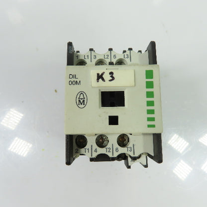 Klöckner Moeller DIL00M 3-Pole Contactor 230/240V 50/60Hz Coil 20A 3Ph