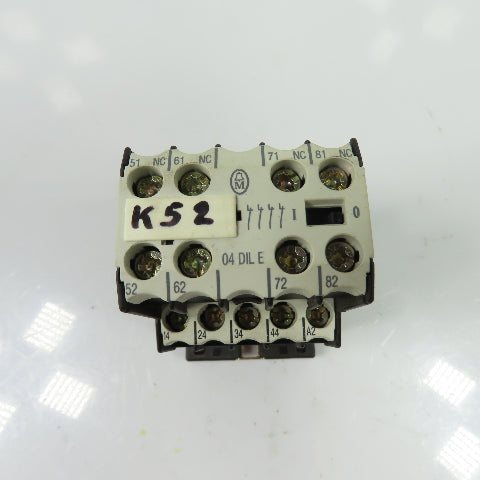 Klöckner Moeller DIL ER-40 Contactor 230/240V Coil 10A w/ 04 DIL E Relay