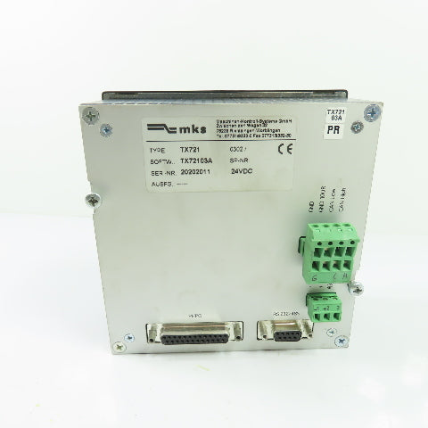 MKS TX721 Digital Operator Interface Controller Terminal Panel 24VDC
