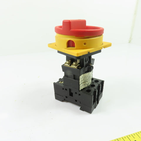 Klöckner Moeller P1-25 25A 3-Pole Non-Fusible Disconnect Switch 600VAC