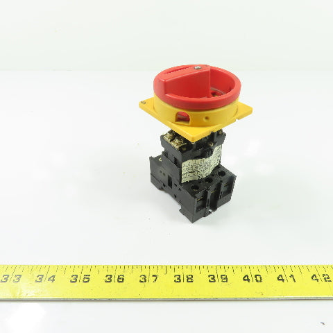 Klöckner Moeller P1-25 25A 3-Pole Non-Fusible Disconnect Switch 600VAC