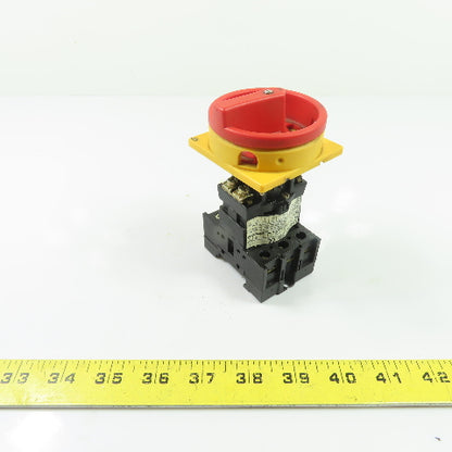 Klöckner Moeller P1-25 25A 3-Pole Non-Fusible Disconnect Switch 600VAC