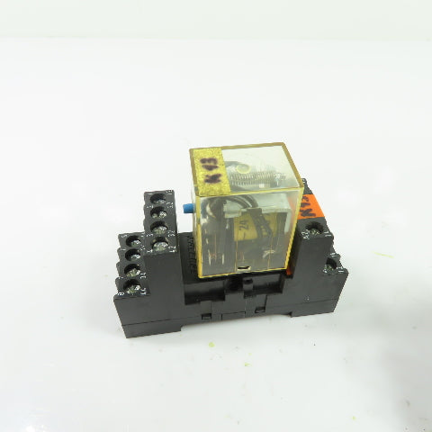 Iskra TRP 3143 General Purpose Relays 5A 250V w/ Sockets Lot of 2