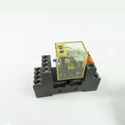 Iskra TRP 3143 General Purpose Relays 5A 250V w/ Sockets Lot of 2