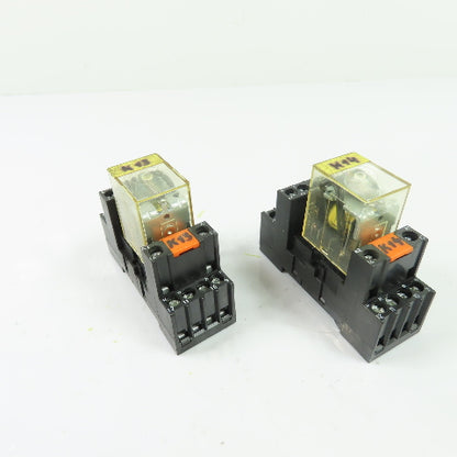 Iskra TRP 3143 General Purpose Relays 5A 250V w/ Sockets Lot of 2