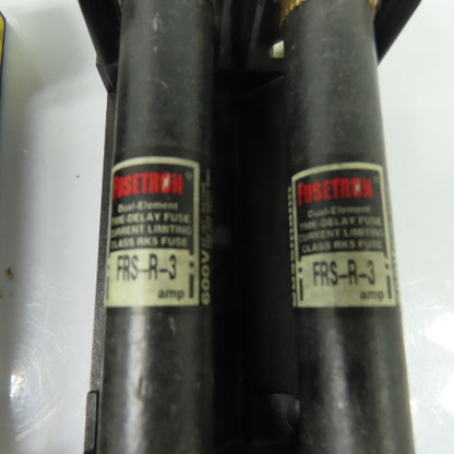 Bussmann R60030-2PR 600V 30A 2-Pole Class R Fuse Block Lot Of 2