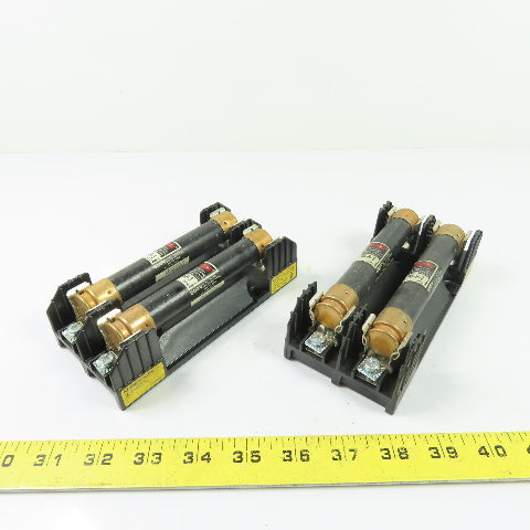 Bussmann R60030-2PR 600V 30A 2-Pole Class R Fuse Block Lot Of 2