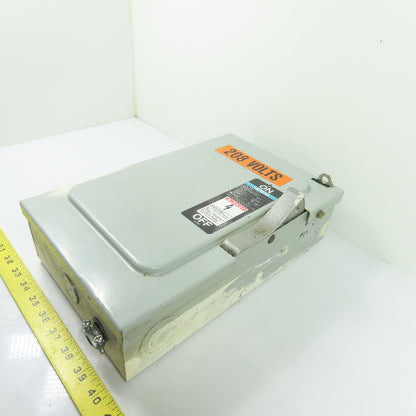 Siemens F351 30A 3-Pole Fusible Heavy Duty Safety Disconnect Switch 600V