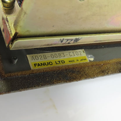 Fanuc A02B-0083-C102 MDI CRT CNC Control Operator Interface Panel