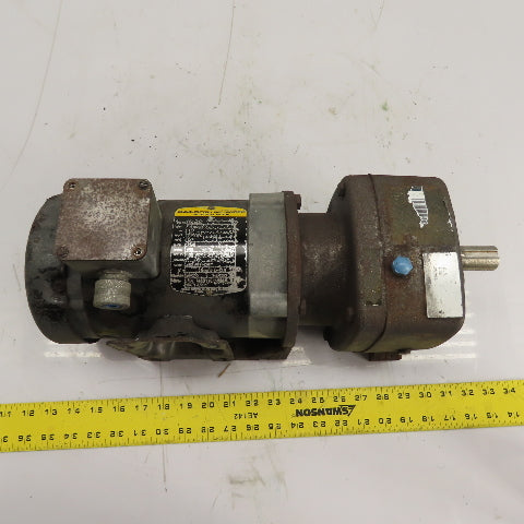 Dayton 2Z935 19:1 Ratio 1/2HP Gear Motor 1725RPM 230/460V 3Ph 91RPM Output