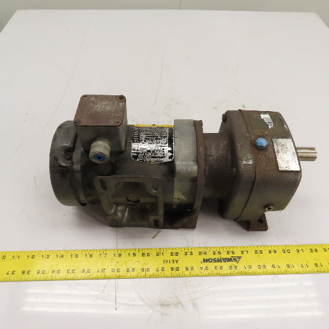 Dayton 2Z935 19:1 Ratio 1/2HP Gear Motor 1725RPM 230/460V 3Ph 91RPM Output