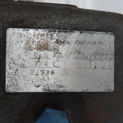 Dayton 2Z935 19:1 Ratio 0.75HP Gear Motor 1725RPM 115/230V 1Ph 91RPM Output