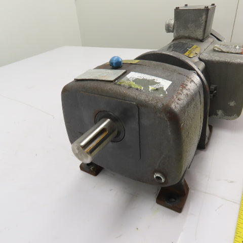 Dayton 2Z935 19:1 Ratio 0.75HP Gear Motor 1725RPM 115/230V 1Ph 91RPM Output