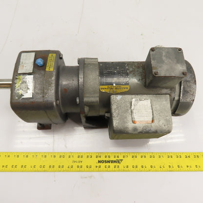 Dayton 2Z935 19:1 Ratio 0.75HP Gear Motor 1725RPM 115/230V 1Ph 91RPM Output