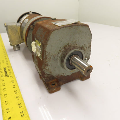 Boston Gear 1 1HP 20.548:1 Ratio Inline Gear Motor 230/460V 3Ph 56C Frame