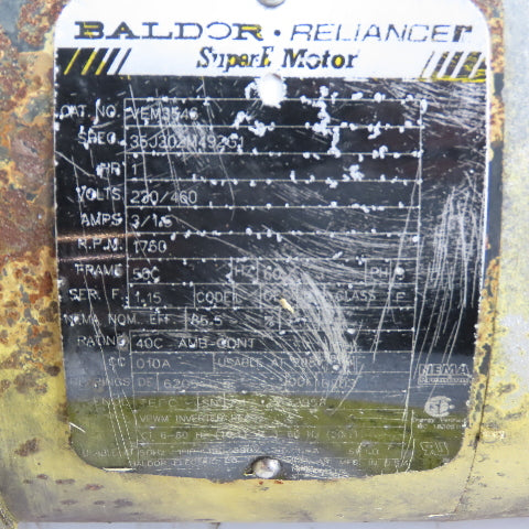 Boston Gear 1 1HP 20.548:1 Ratio Inline Gear Motor 230/460V 3Ph 56C Frame