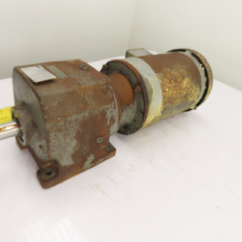 Boston Gear 1 1HP 20.548:1 Ratio Inline Gear Motor 230/460V 3Ph 56C Frame