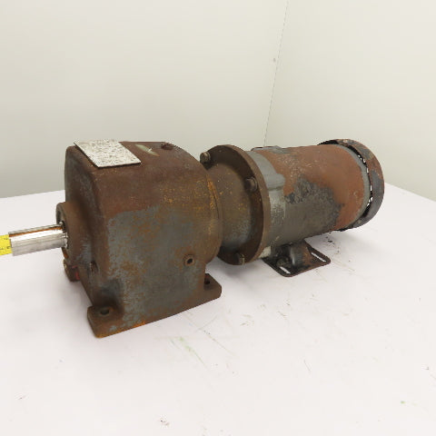Boston Gear F842B-20S-B5 1HP 20:1 Ratio Inline Gear Motor 230/460V 3Ph 86RPM Out