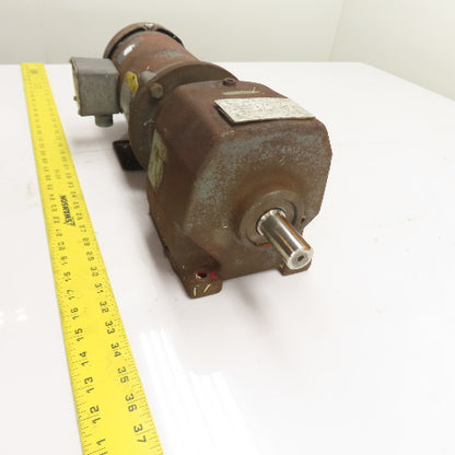 Boston Gear F842B-20S-B5 1HP 20:1 Ratio Inline Gear Motor 230/460V 3Ph 86RPM Out