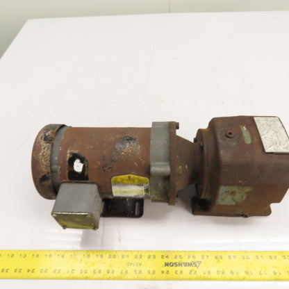 Boston Gear F842B-20S-B5 1HP 20:1 Ratio Inline Gear Motor 230/460V 3Ph 86RPM Out