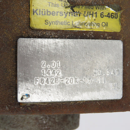 Boston Gear F842B-20K-B5-M1 20.548:1 Ratio Inline Gear Motor 3Ph 230/460V