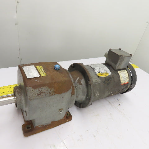 Boston Gear F842B-20K-B5-M1 20.548:1 Ratio Inline Gear Motor 3Ph 230/460V