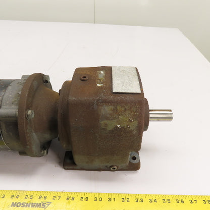Boston Gear F842B-20S-B5 20:1 Ratio Inline Gear Motor 230/460V 1725RPM 3Ph 86RPM