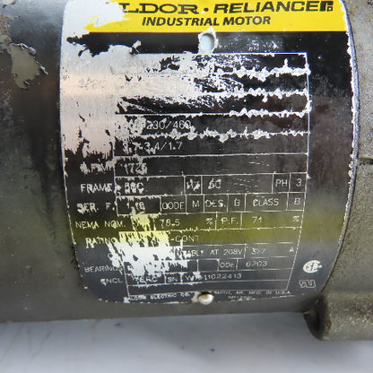 Boston Gear F842B-20S-B5 20:1 Ratio Inline Gear Motor 230/460V 1725RPM 3Ph 86RPM