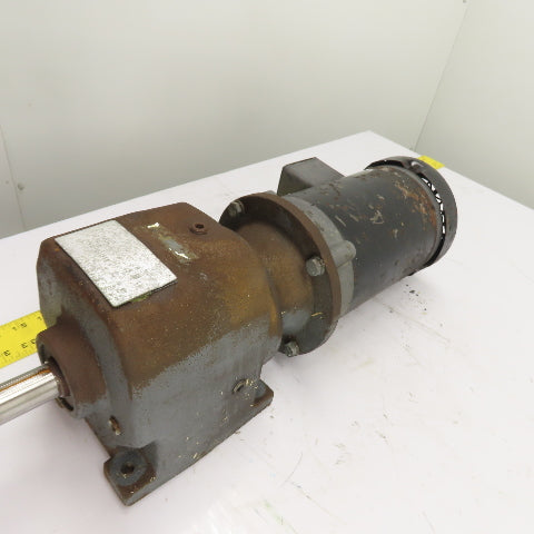Boston Gear F842B-20S-B5 20:1 Ratio Inline Gear Motor 230/460V 1725RPM 3Ph 86RPM