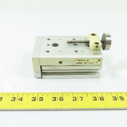 SMC MXS16-40 Guided Pneumatic Slide Table Cylinder 0.15-0.7 Mpa 40mm Stroke