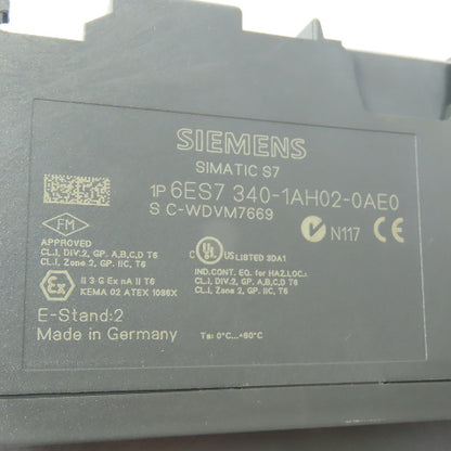Siemens 6ES7 340-1AH02-0AE0 CP340 Simatic S7 Communication Processor Module