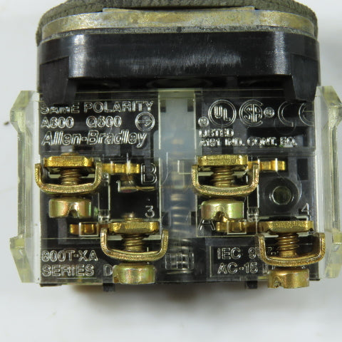 Allen-Bradley 800T-XA Non-Illuminated 30.5mm Push Button Switch Lot Of 6
