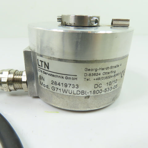 LTN Servotechnik G71WULDBI-1800-533-05 Hollow Shaft Rotary Encoder 5VDC 10mm