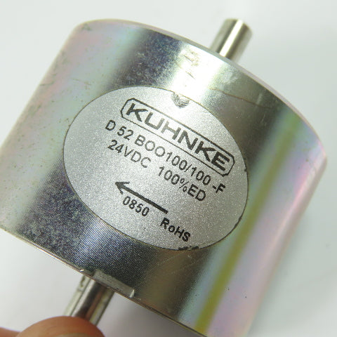 Kuhnke D 52 BO0100/100 -F Rotary Solenoid 24VDC 100%ED